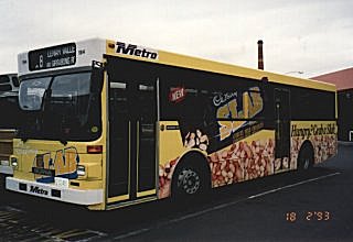 Bus 184 - the Cadbury's Slab bus.